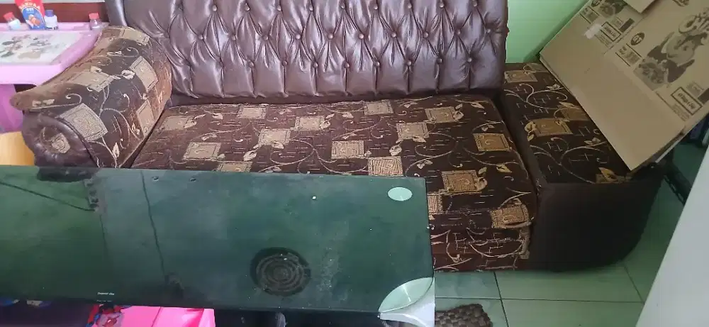 Jual sofa dan meja kaca