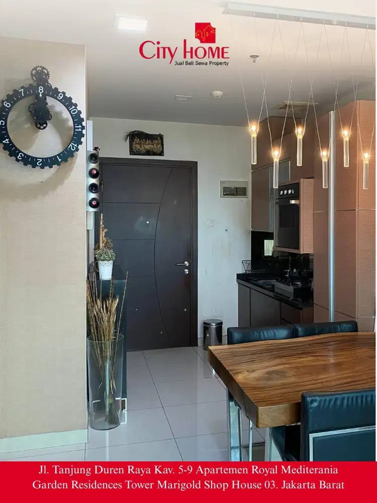 Dijual Apartemen 2 Kamar Furnished Di Central Park Tanjung Duren