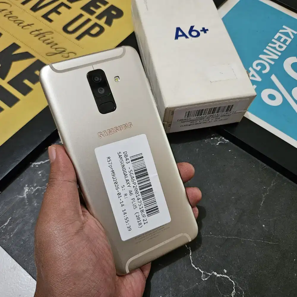 SAMSUNG GALAXY A6 PLUS 2018 4/32 GB WHITBOX EX SEIN NO MUNUS