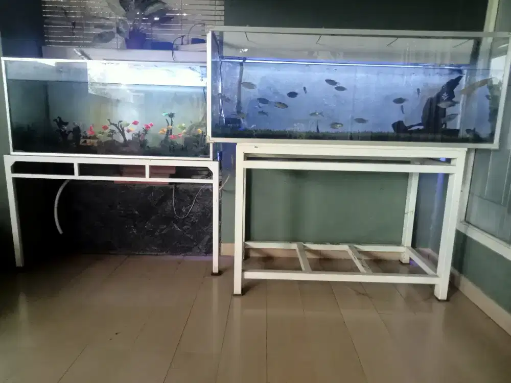 2 set aquarium lengkap