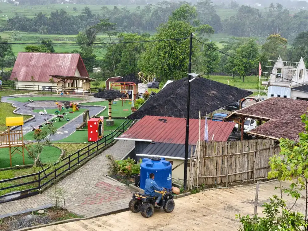 TANAH KAVLING VILLA & KEBUN  Kampung Wisata Sukamakmur – Puncak Dua Bogor Timur