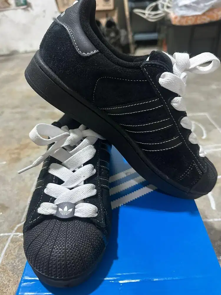 Sepatu Adidas Superstar II Black Series