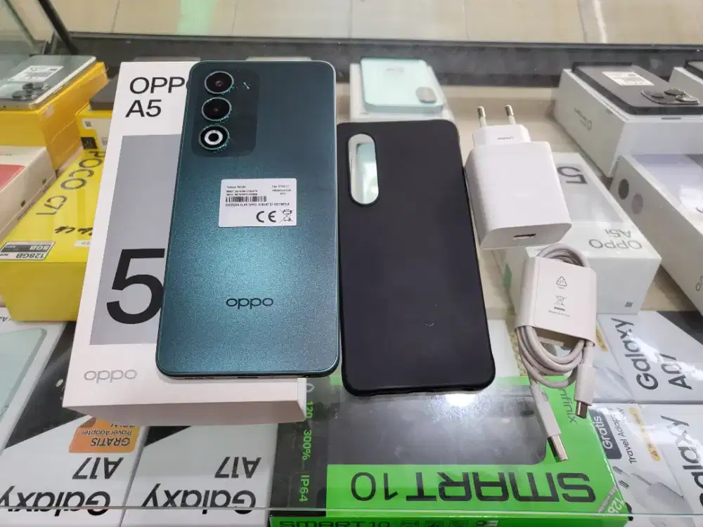 OPPO A5 RAM 16/256GB TERBARU LIKE NEW BATERAI 6000MAH VOOC 45W