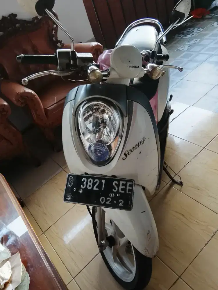 Scoopy karbu 2012 lengkap ban tubles