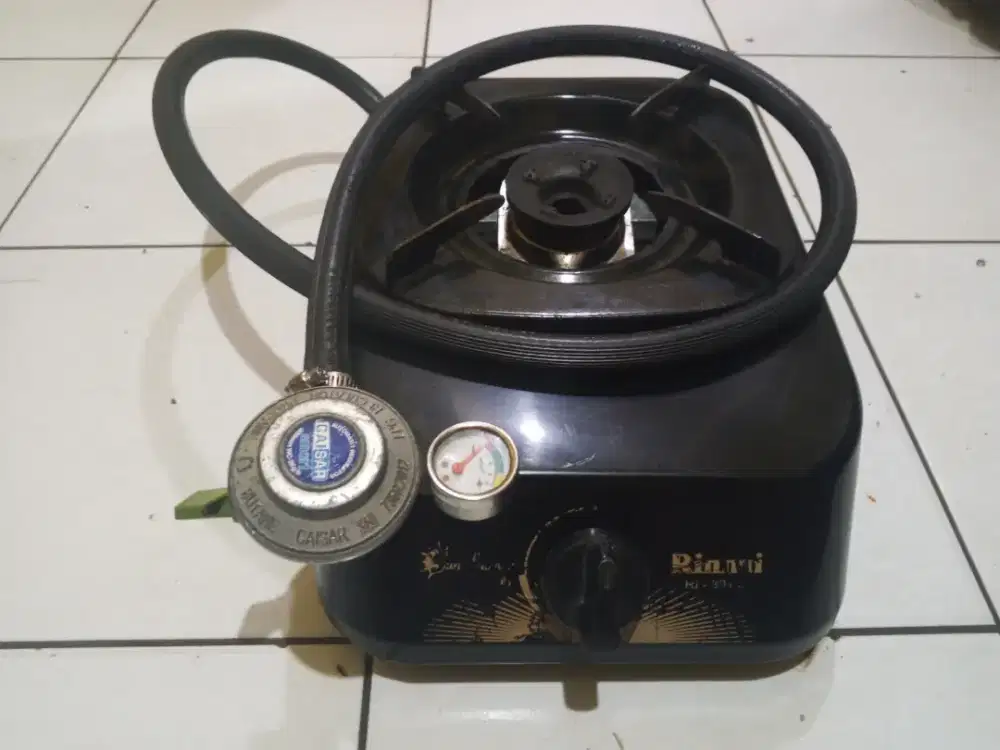 Kompor gas Rinnai 1 tungku + selang regulator