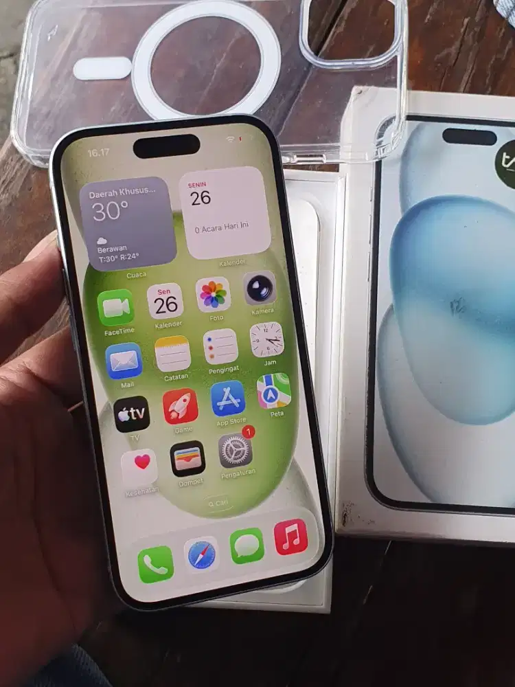 Iphone 15 blue 128 gb ibox