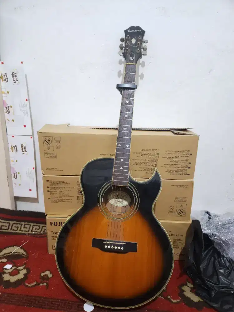 Gitar Akustik Elektrik Epiphone PR-5E Vintage Sunburst