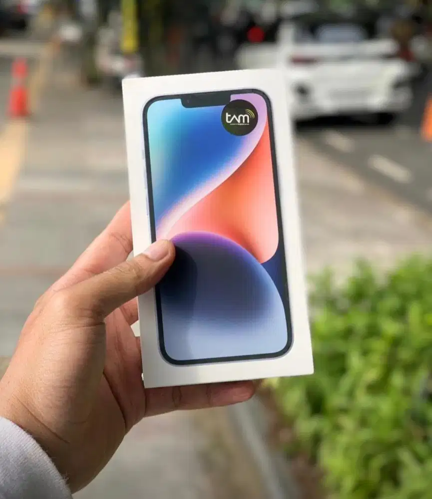 Iphone 14 128 blue new resmi ibox