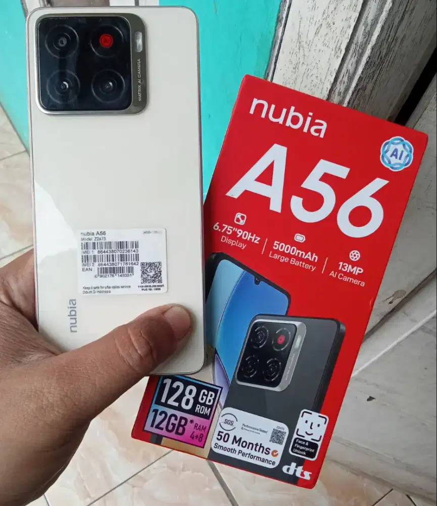 zte nubia A56 ram 4+8/128