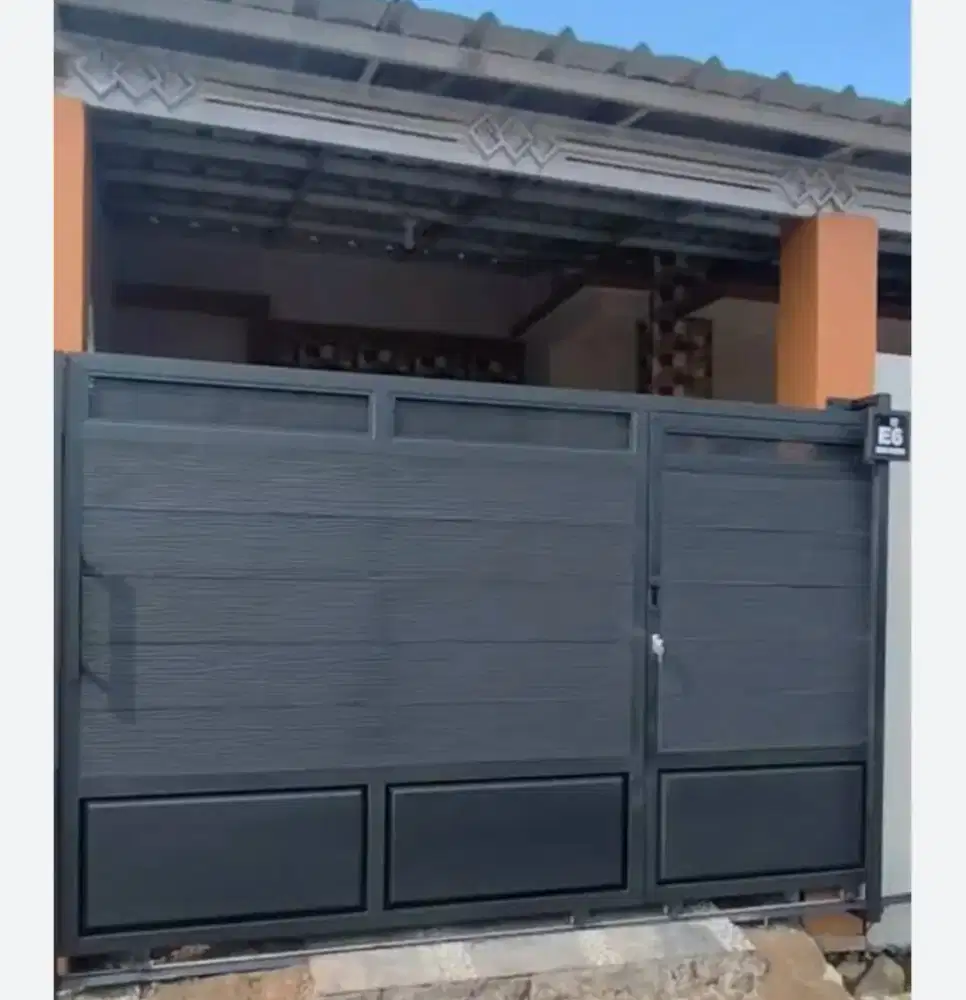 Pagar dobel slide custom