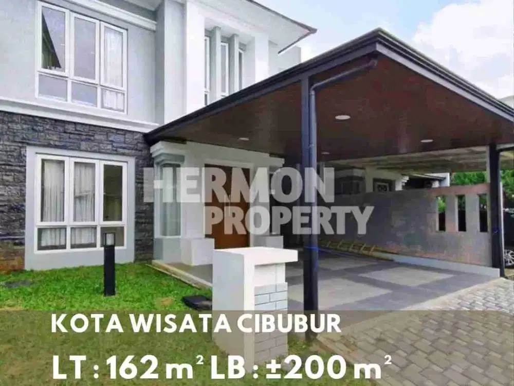 DIJUAL Rumah - Kota wisata Cibubur , Bangunan Besar & Rapih di Cluster Exclusive