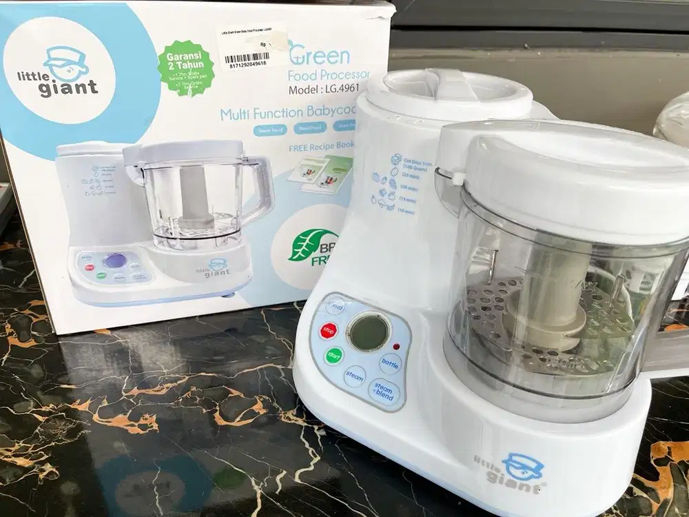 Green baby food processor