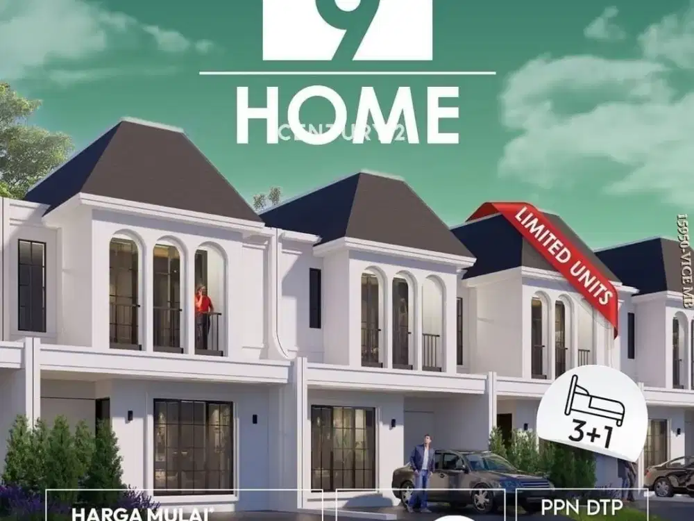 Kesempatan terbatas buat Anda dapatkan rumah strategis dengan return investasi tinggi di CLUSTER 9 HOME Sektor 9-Bintaro Jaya, Tangerang Selatan.