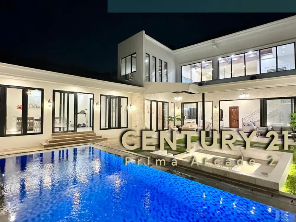 fully furnished house di sektor 9 bintaro jaya dengan kolam renang