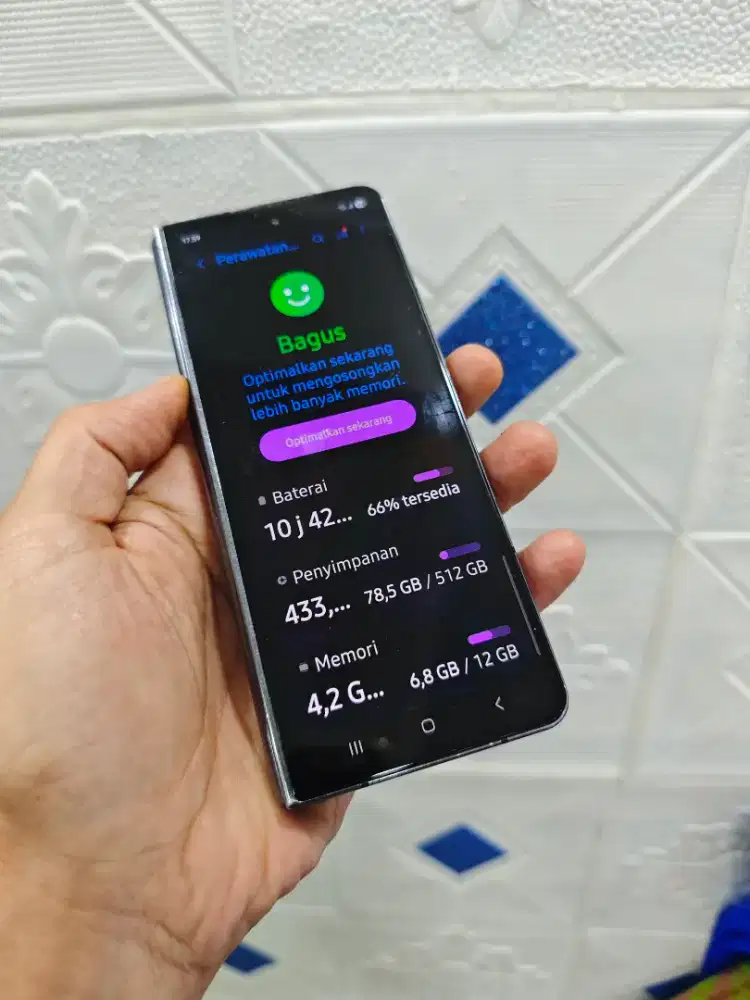 Samsung fold 4 12/512 unit plus charger aja