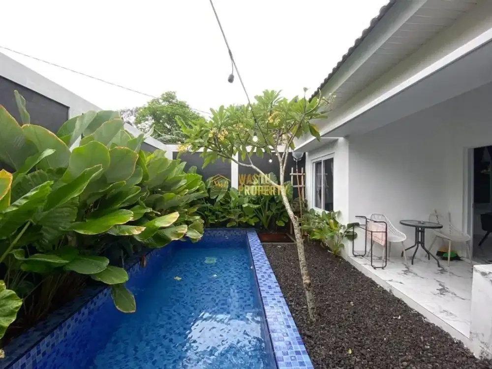 Rumah Villa Private Pool di Berbah Sleman Fully Furnish