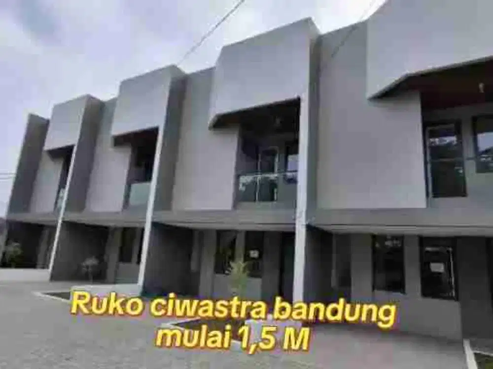 Ruko mewah impian di bandung, freebiaya BPHTB, AJB, Balik nama dan juga biaya KPR yg mak ny 6℅ dr plafon  DP . sampai dengan aja 10 ℅ aja , buruan sblm kehabisan uinit , terbatas
