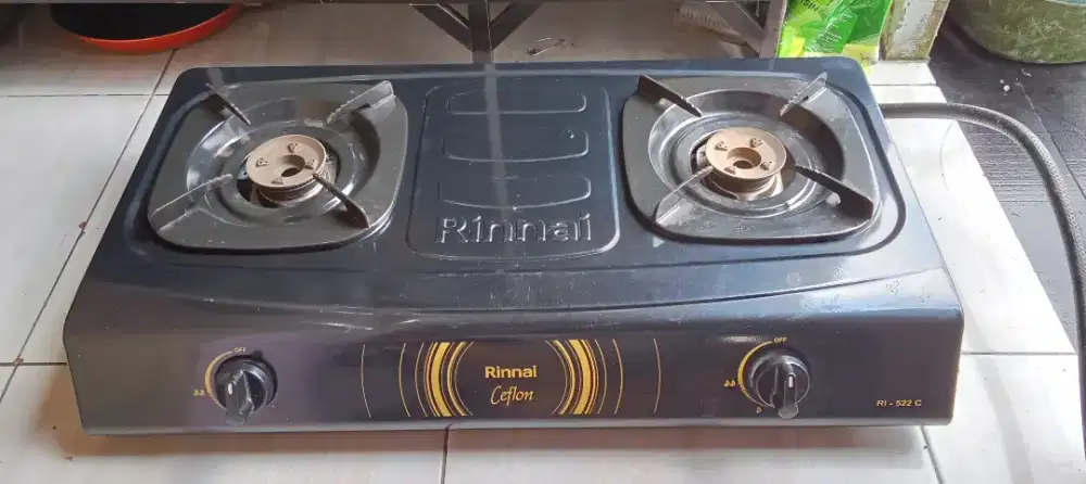 Jual kompor gas merk rinnai 2 tunggku