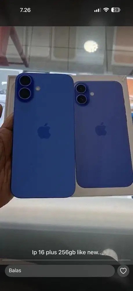 Iphone 16 plus 256 garansi ibox september 2026