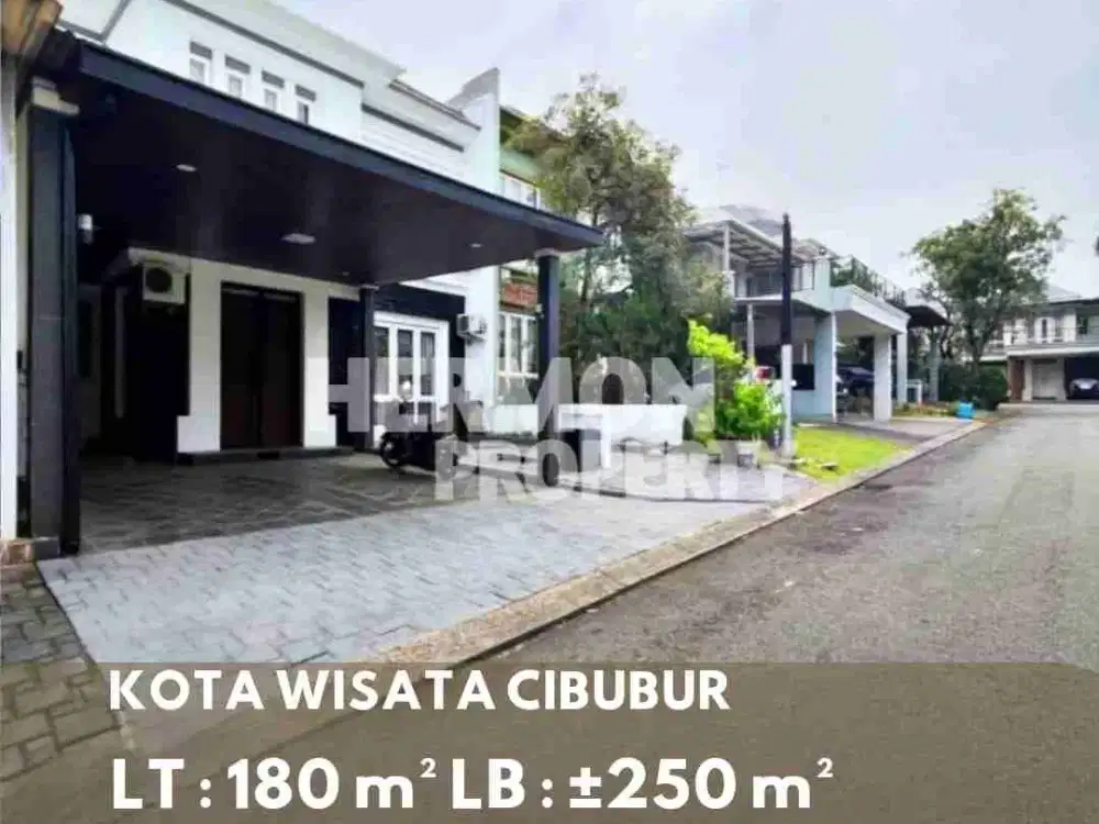 DIJUAL RUMAH EXCLUSIVE - KOTA WISATA , Cibubur : Bangunan Besar & Nyaman Banget