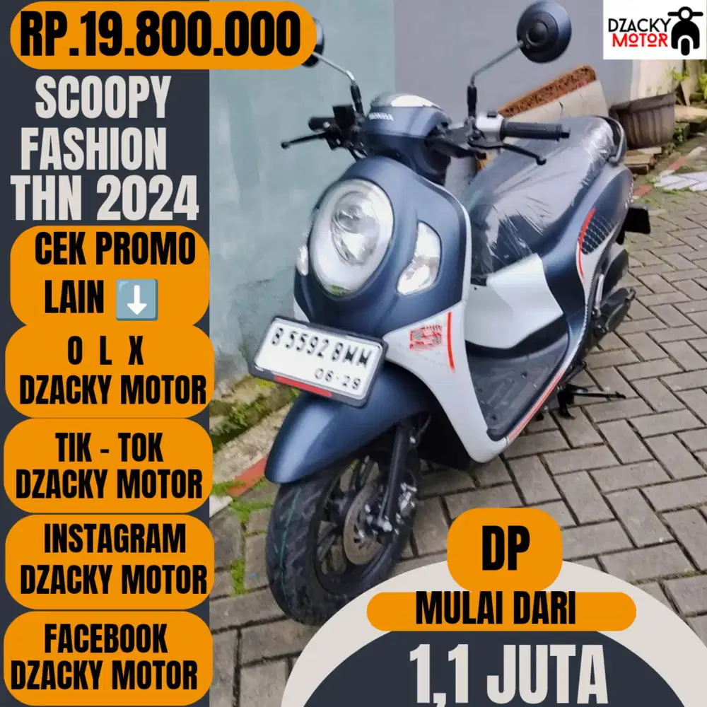 SCOOPY FASHION 2024 SECOND LIKE NEW