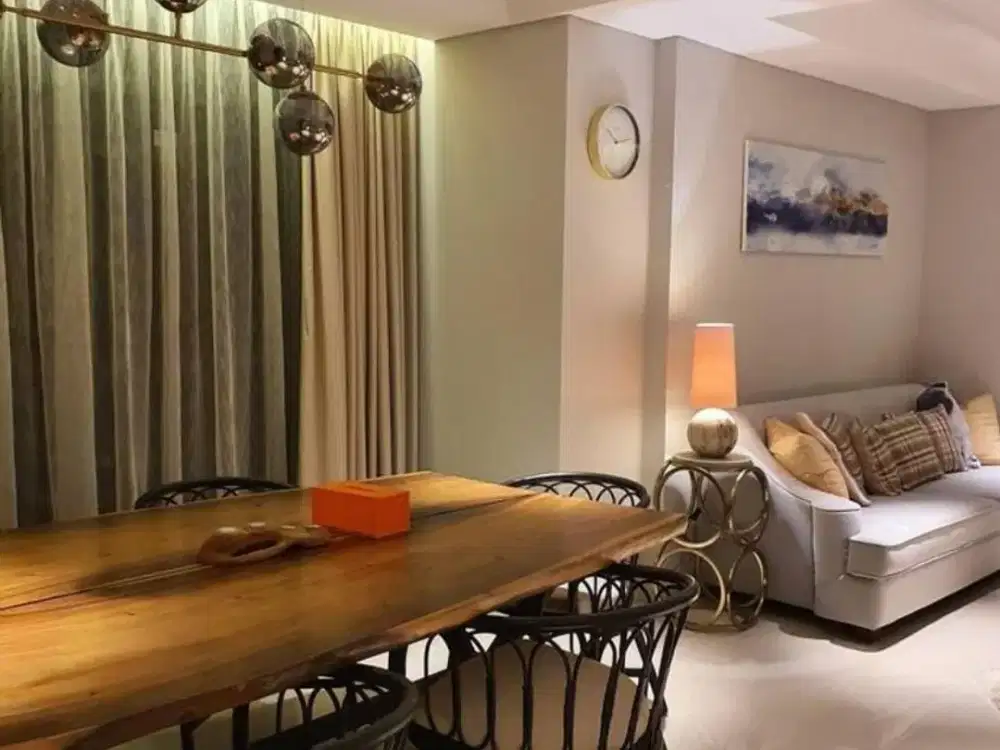 Disewa Unit Fully Furnished 3Br Cantik di Apartemen Casa Grande With City View, Jakarta Selatan