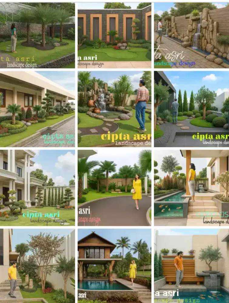 Jasa pembuatan taman