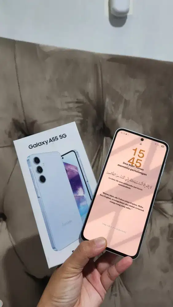 SAMSUNG A55 8/258 5G FULLSET MULUS MURAH