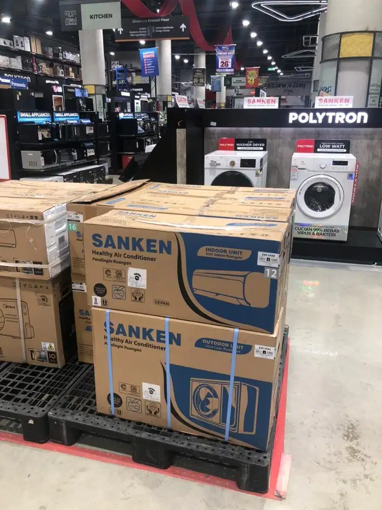 AC merk sanken 1/2 Pk baru