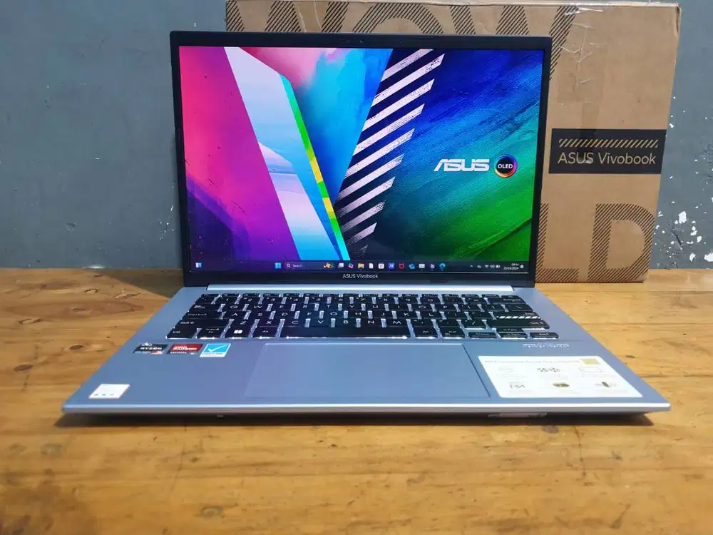 Asus M3400QA Ryzen 5 5600H 16/512GB 2.8K OLED Fullset Garansi