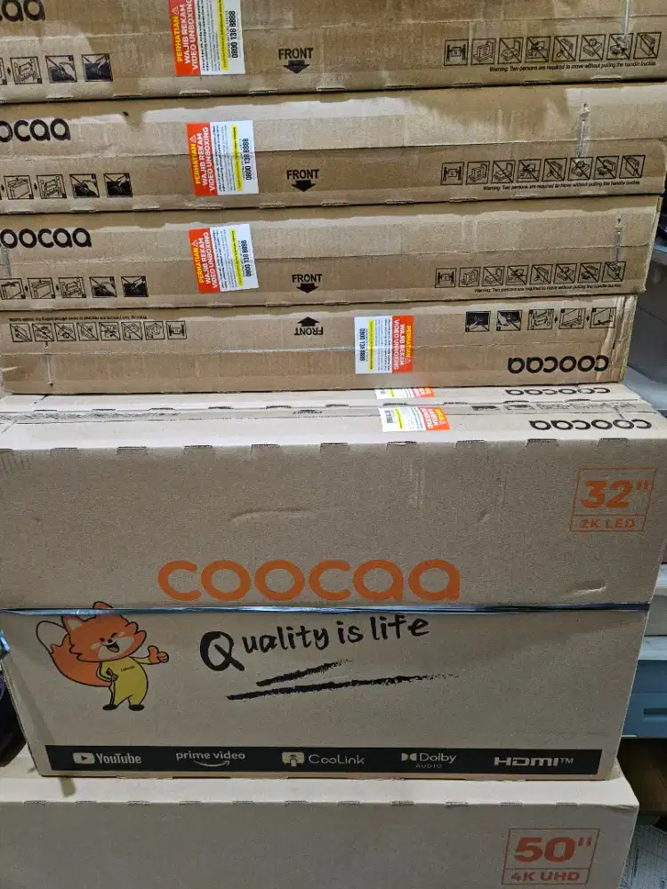 Smart tv coocaa 32in s3u segel