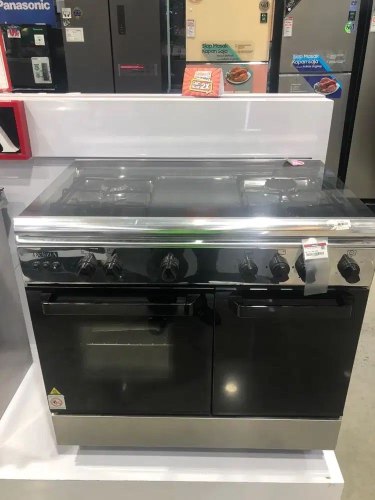 Kompor merk delizia baru