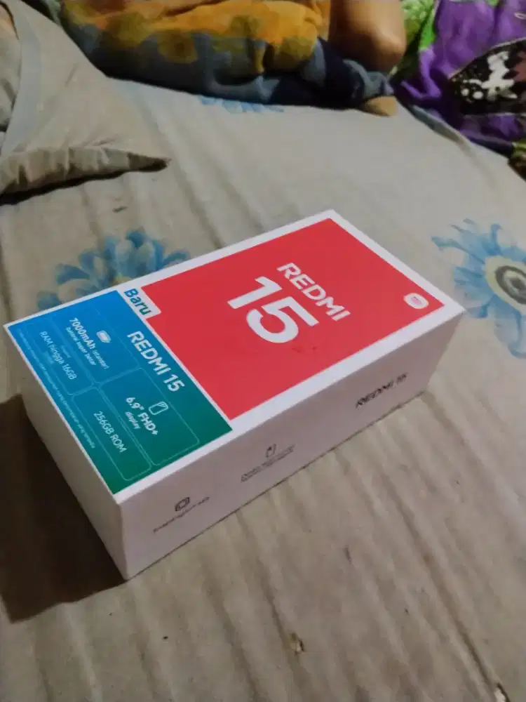 JUAL HP REDMI 15 BARU 2 MINGGU SAKAH BELI BUAT ADIK