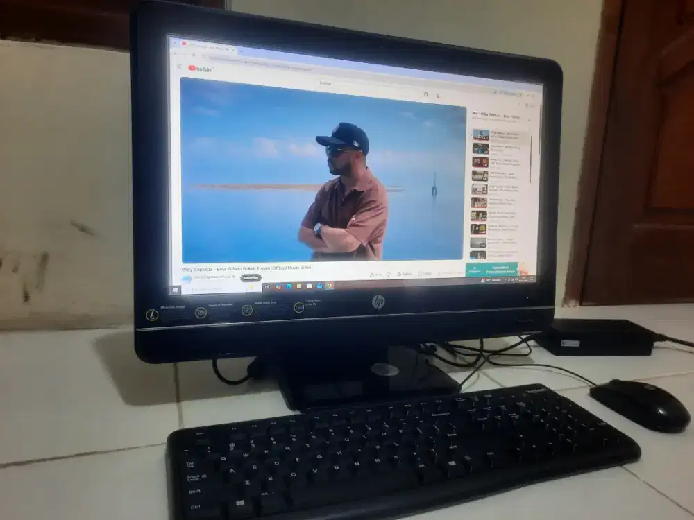 Jual PC-1Set al in One Hp Omni-200(intel T6700-Ram-4gb-Hdd-500gb)22inc