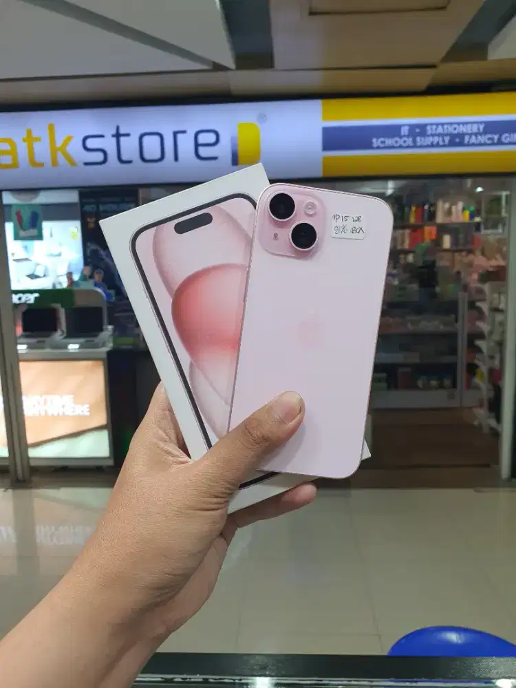 Iphine 15 128 GB Resmi iBox Second Pink