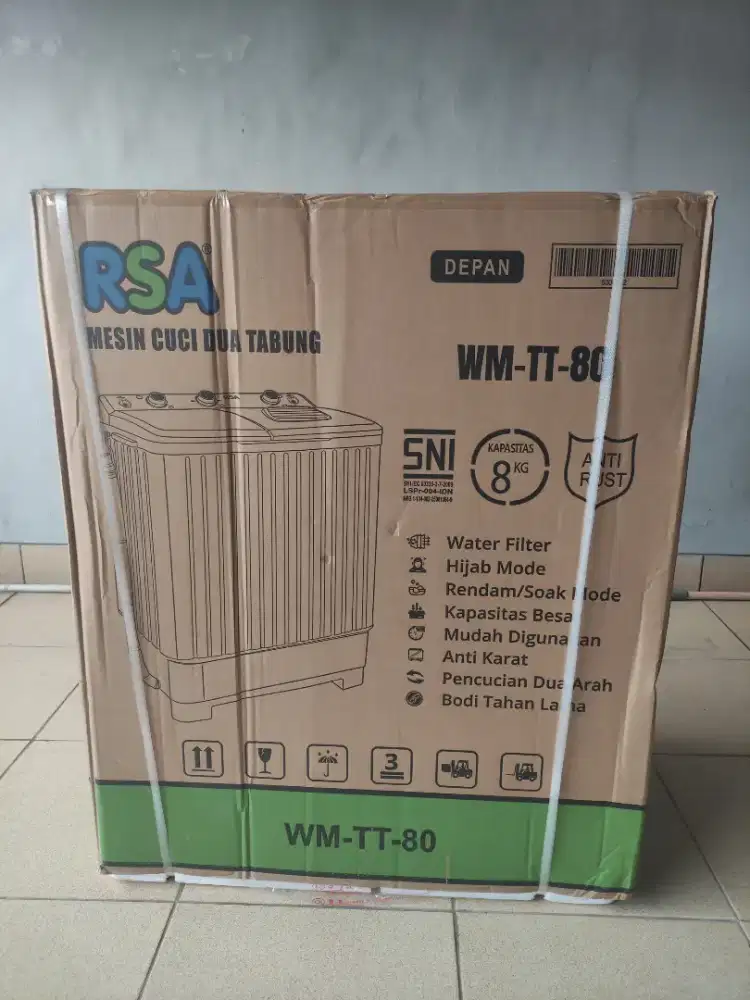 Mesin Cuci 2 Tabung  Merk RSA