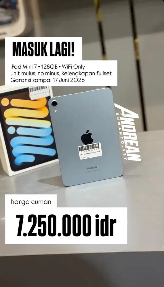 Second Ipad Mini 7 128GB Wifi