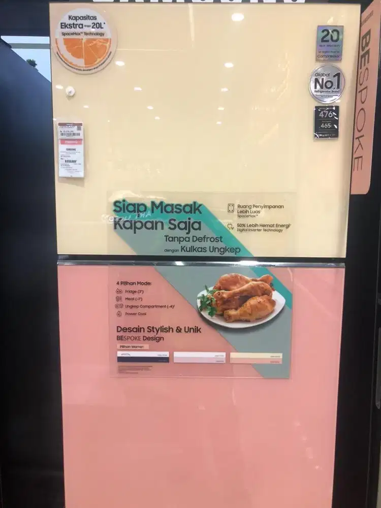 Kulkas & freezer merk samsung baru