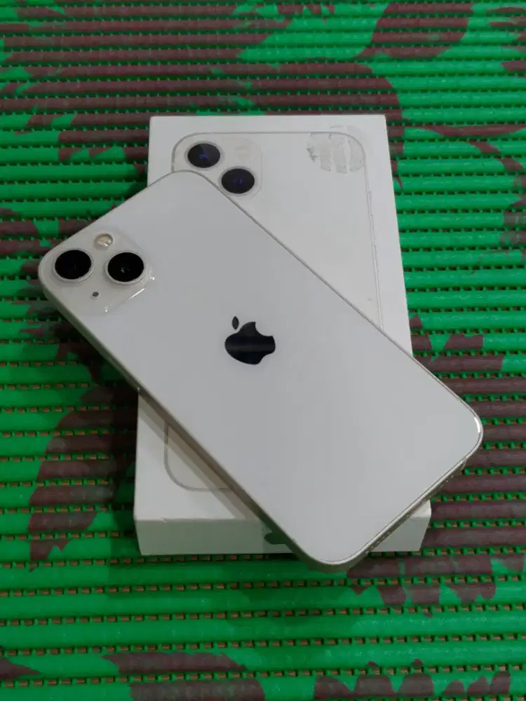 Iphone 13 256 gb ex ibox warna putih bh 88%