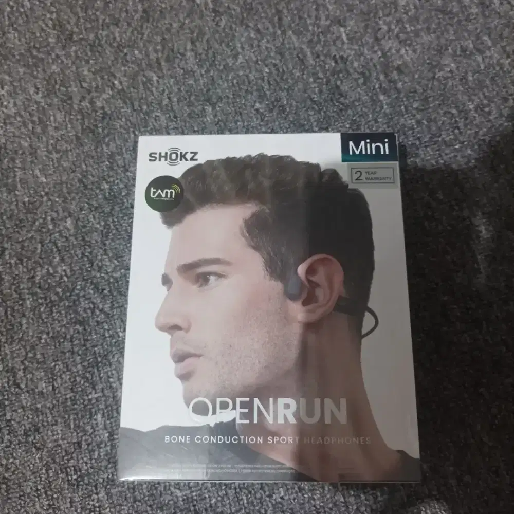 Shokz openrun mini (black) bone conduction sport headphones