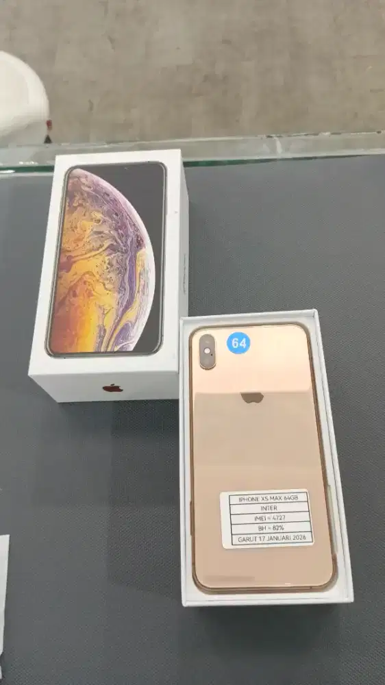 IPHONE XSMAX 64GB MULUS MINUS BERGARANSI FULLSET