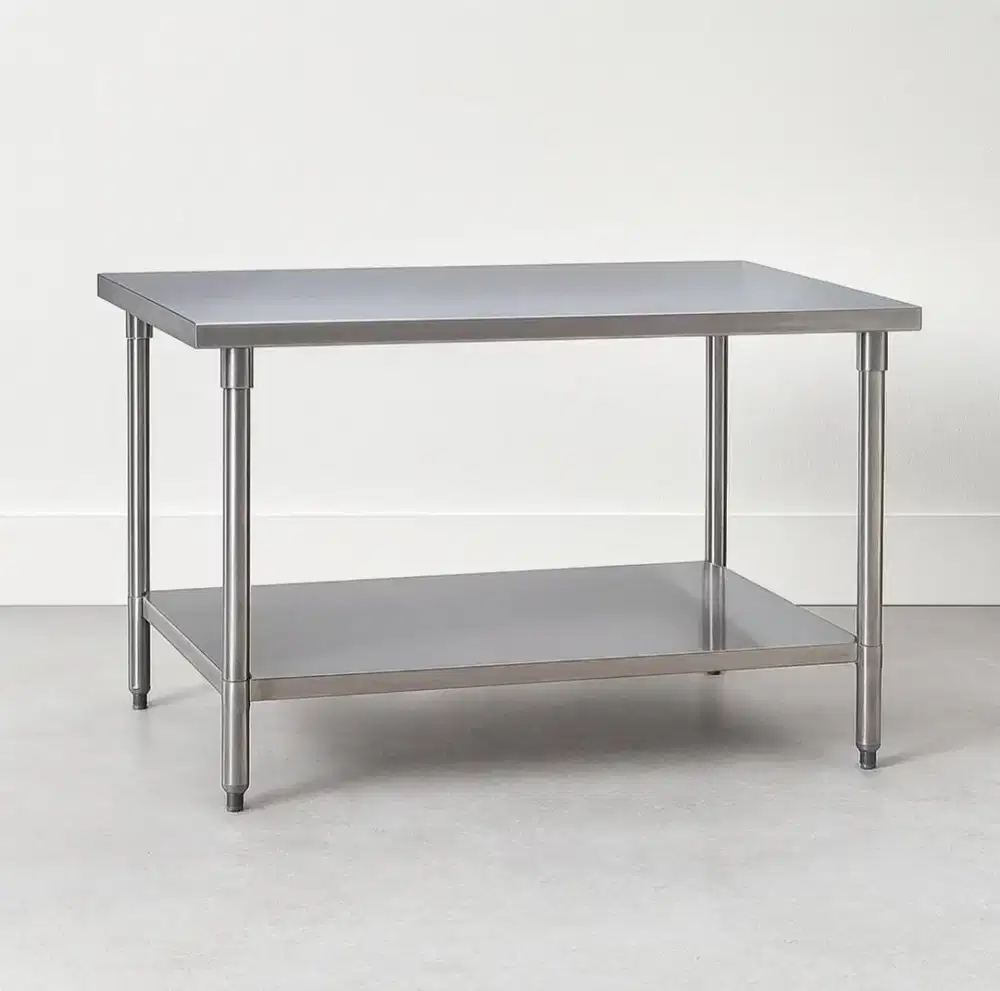 Meja Dapur Stainless Steel Panjang 100cm