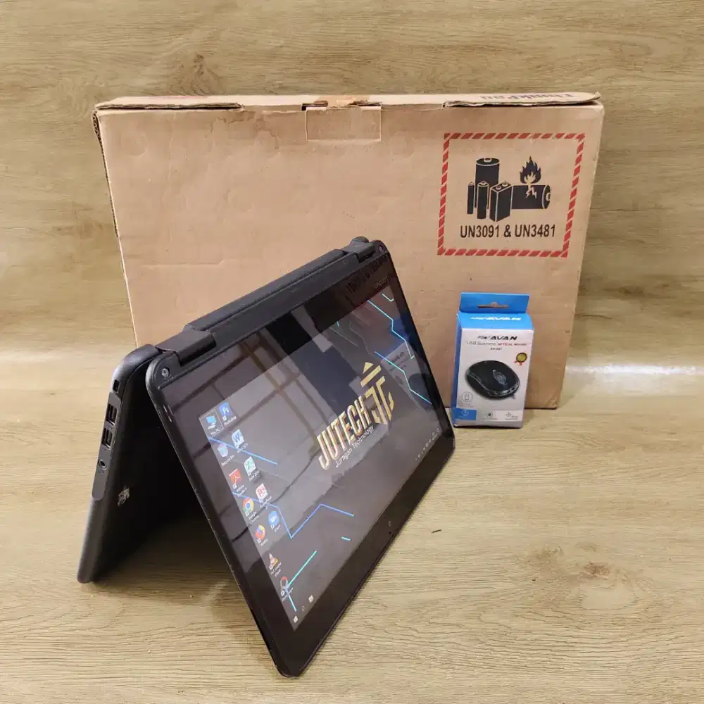 2iN1 Laptop Lenovo 300E Slim Touchscreen + Layar Lipat