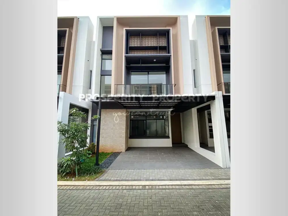 Dijual Rumah 3 Lantai Brand New Furnished di Cluster Vasya Tanakayu BSD City Cluster yg memiliki akses khusus ke Clubhouse Selangkah ke Mall Eastvara