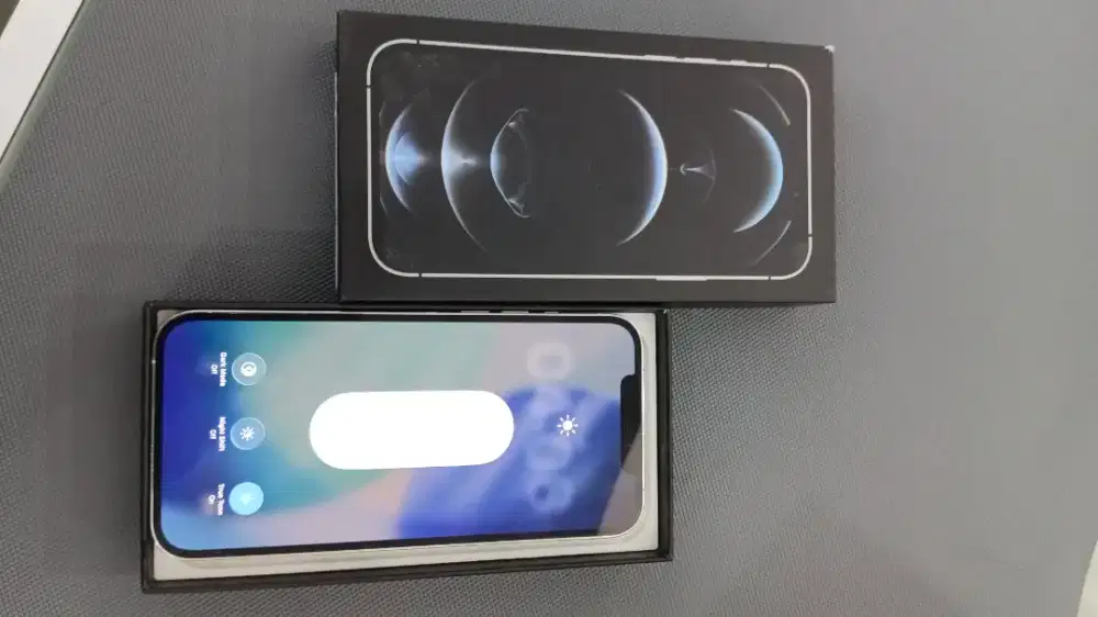 IPHONE 12 PROMAX 128GB MULUS MINUS BERGARANSI FULLSET