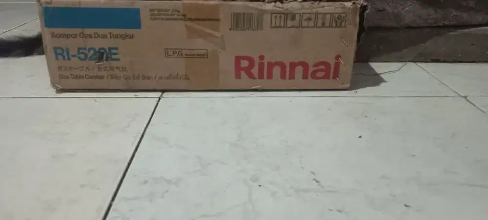 Kompor gas rinai RI522E dua tungku