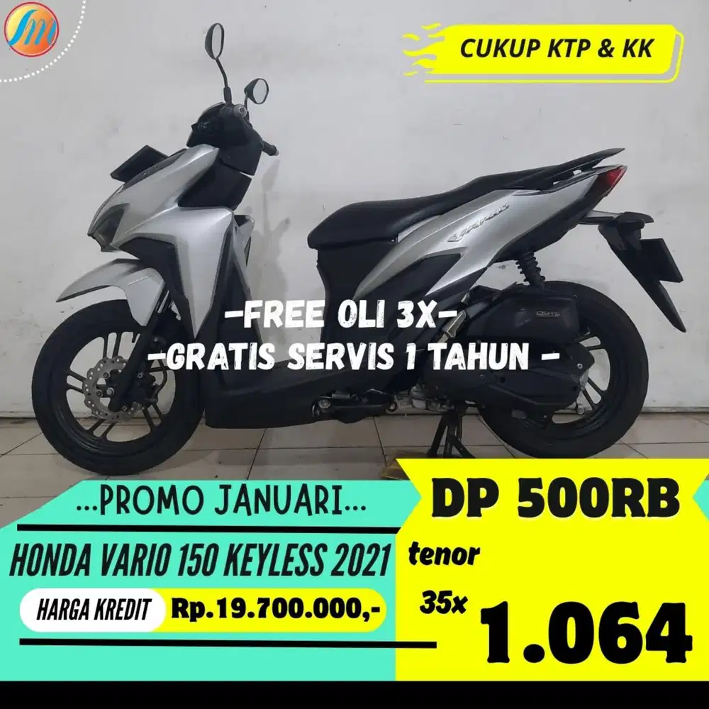 DP 500RIBU HONDA VARIO 150 KEYLESS 2021 ANGSURAN SANGAT TERJANGKAU