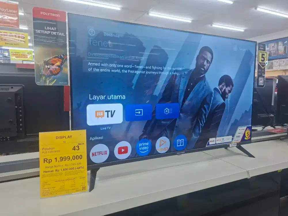 Google TV polytron 43inch type 43RG9059