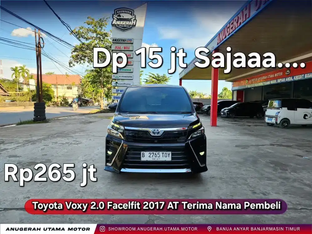 Dp15jt Toyota VOXY 2017 AT Terima Balik Nama Pembeli