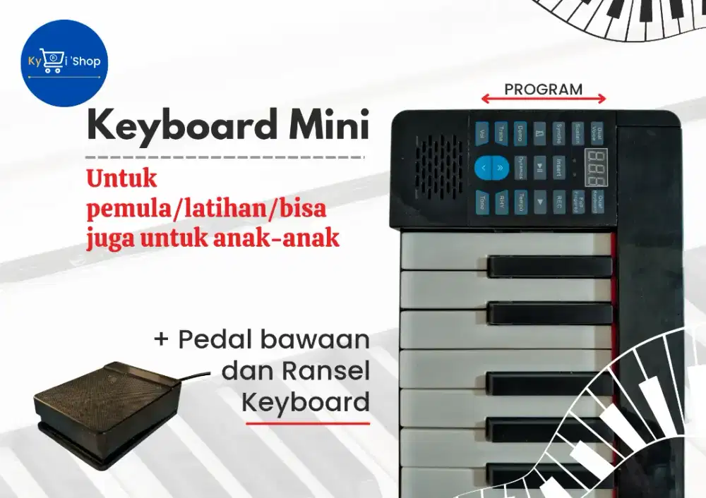 Keyboard/Piano Mini untuk pemula/belajar bisa jadi aksesoris kamar